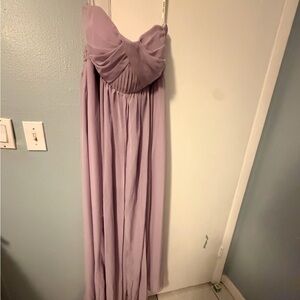 Birdy Grey Strapless Lavender Dress XXL